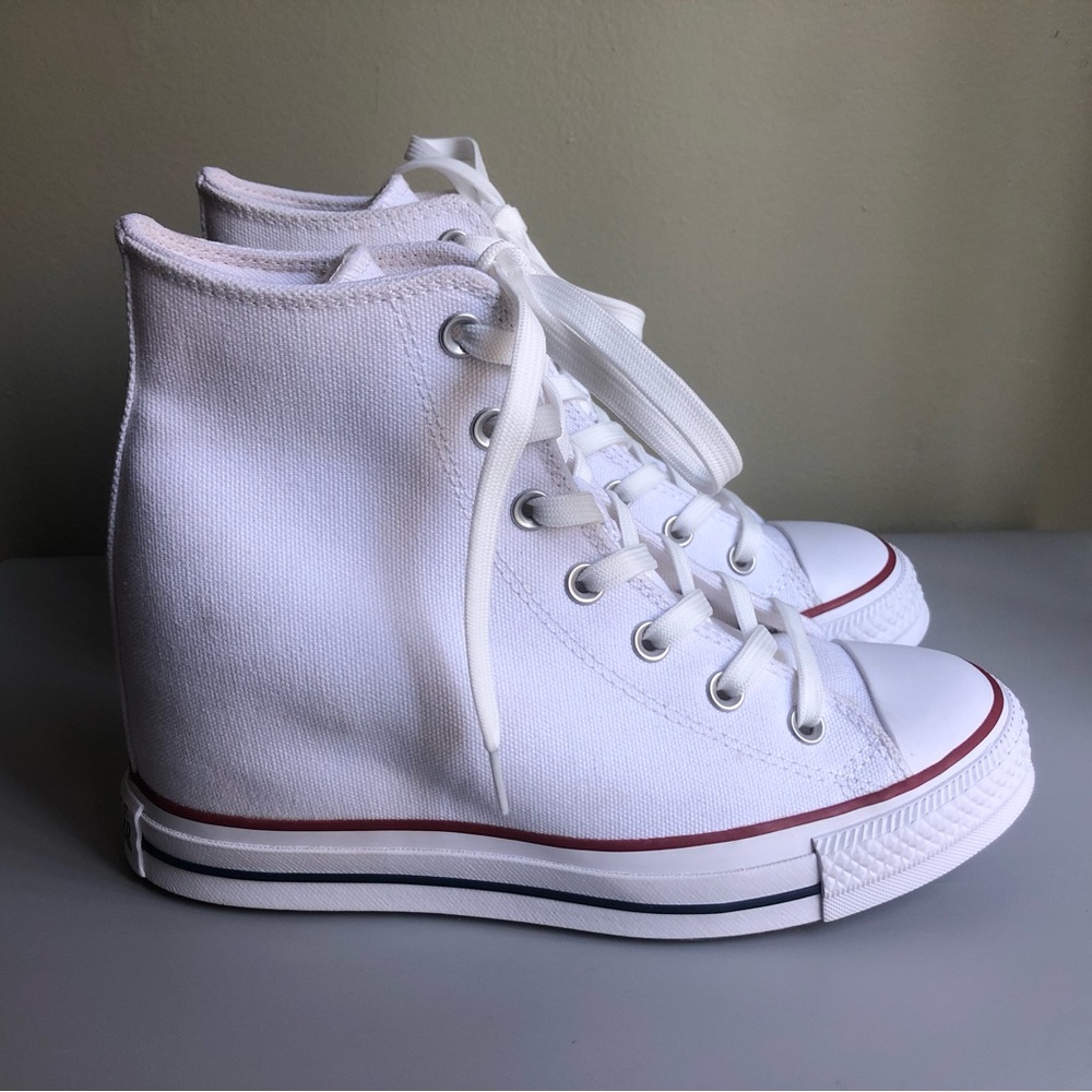 Converse Chuck Taylor All Star Wedge Platform High Top Sneakers Size: US 9